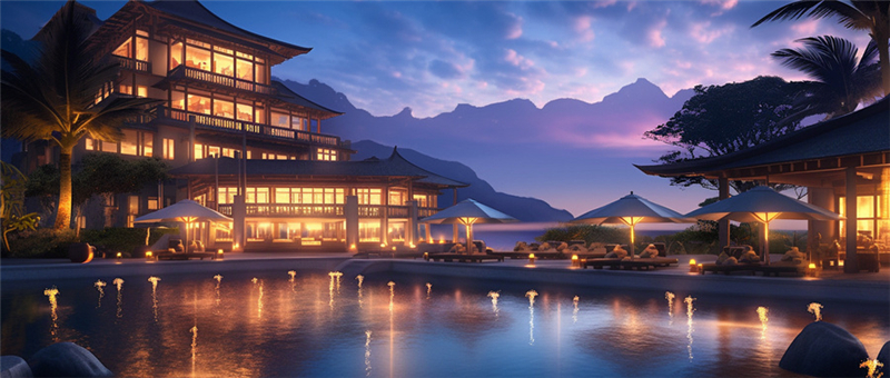 摄图网_600454112_wx_云南山脉深处豪华酒店夜景（企业商用） (1).jpg