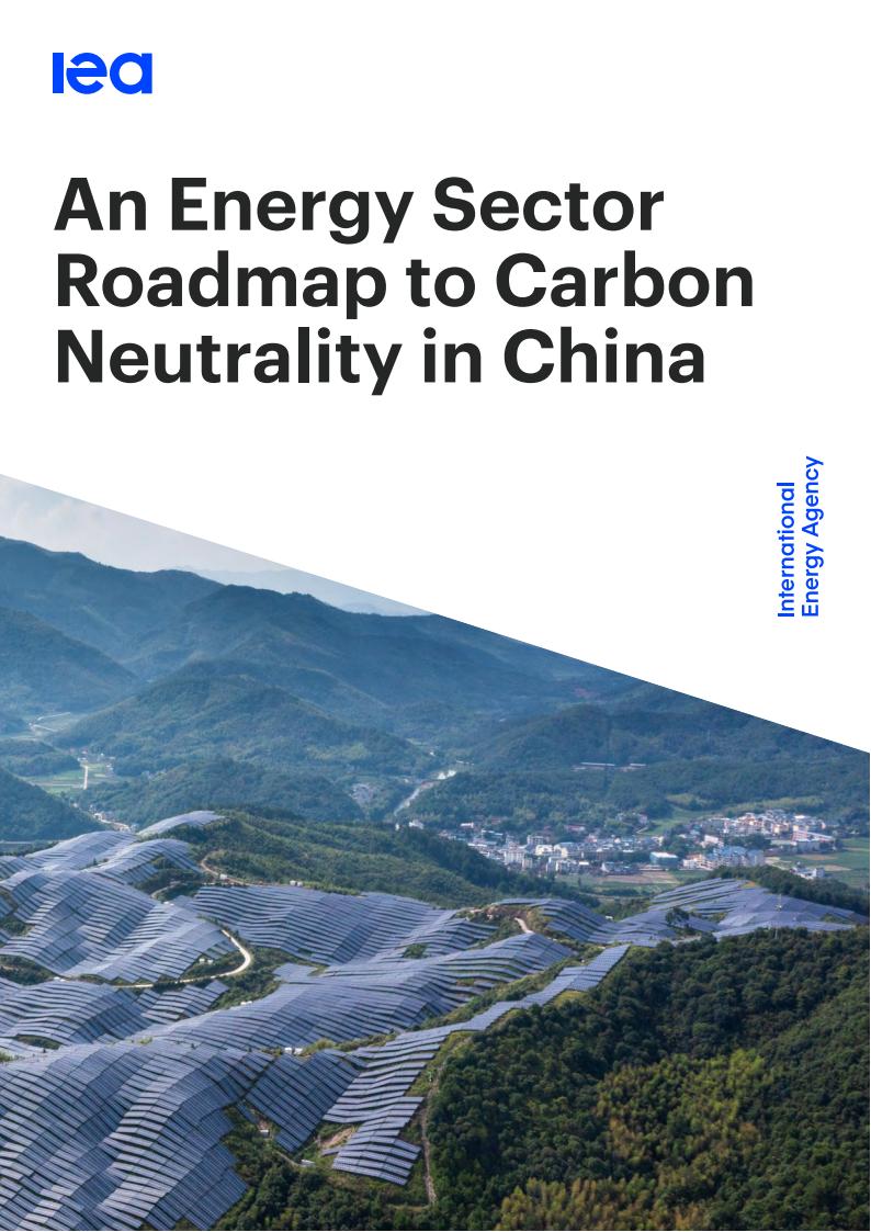 国际能源署IEA：中国能源领域的<em>碳中和</em>路线图（英文版） 海报