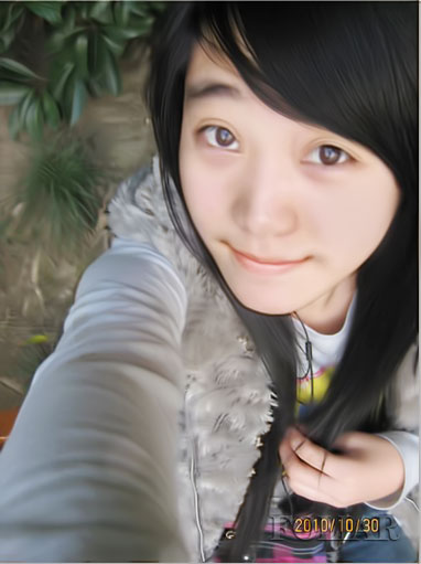 Photoshop把MM手机照片转为手绘效果