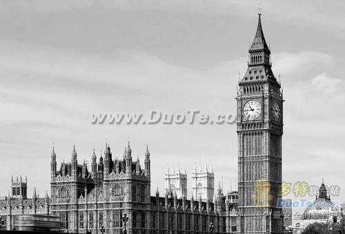 Photoshop城市图片制成冰封效果