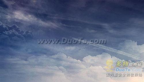 Photoshop城市图片制成冰封效果