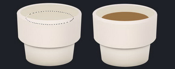 Photoshop制作一杯浓香的热咖啡