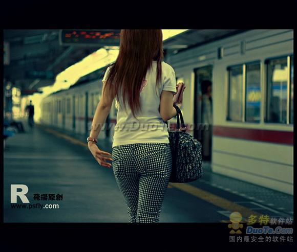 Photoshop打造怀旧色调美女照片