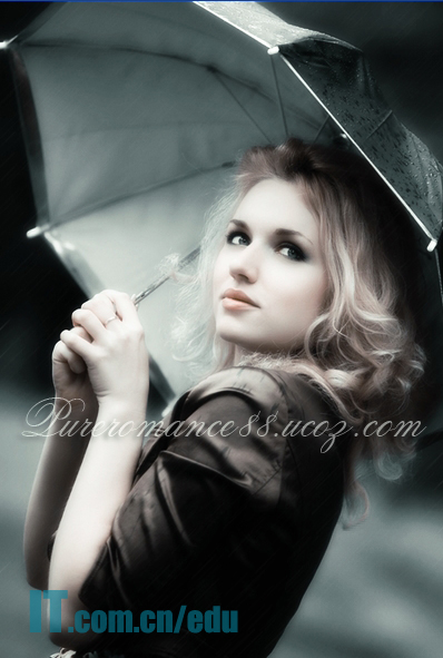 Photoshop调出金发美女梦幻色调