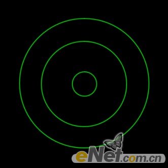 Photoshop打造雷达扫描动画