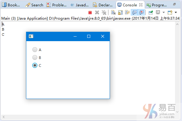 JavaFX单选按钮 - JavaFX 教程 | BootWiki.com
