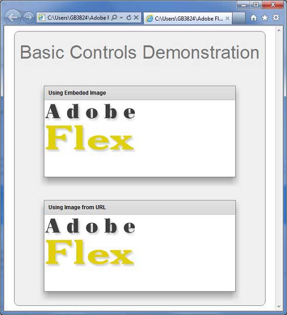 Flex Image Control