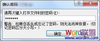 word2007文档安全密码设置技巧