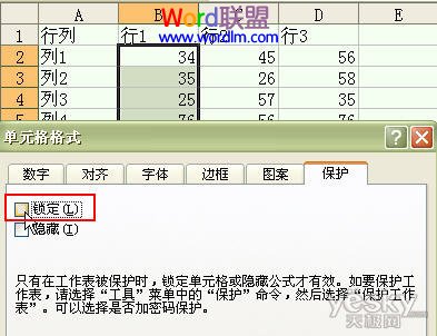 Excel表格中给单元格加密 让其无法修改