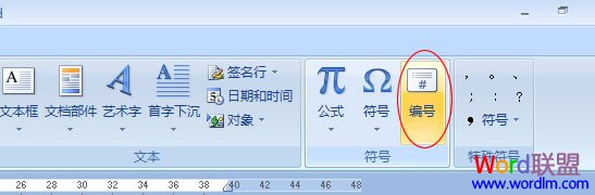 插入-符号-编号