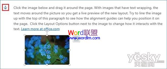 Word2013的“锚”