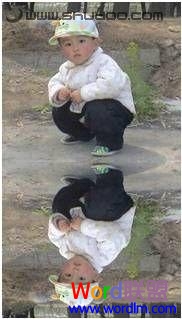 在Word2007文档里设置图片倒影的效果