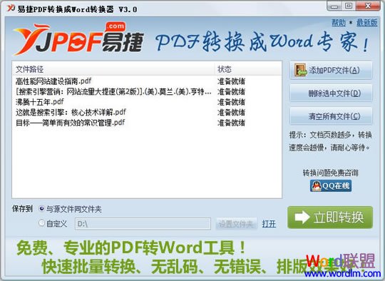 YJPDF PDF2Word V3.0