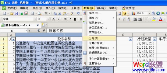 WPS表格数据应用实战教程