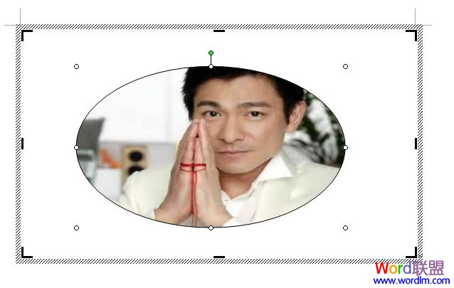 圆形中加图片效果