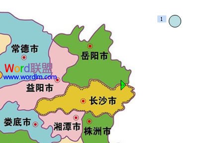 WPS演示中使用自定义动画绘制城市轮廓图