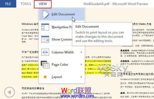 pdf文件浏览模式