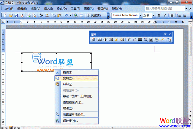 在Word2003文档里如何图片导出