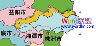 WPS演示中使用自定义动画绘制城市轮廓图