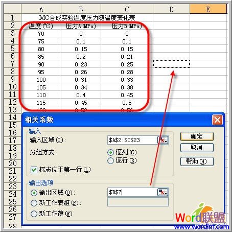 Excel表格中制作专业的数据分析、统计之——协方差与相关系数