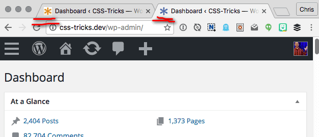 本地和线上使用不同的favicon