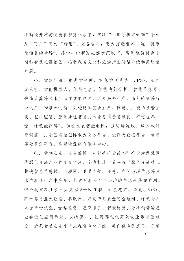 云南省新一代人工智能发展规划_第7页