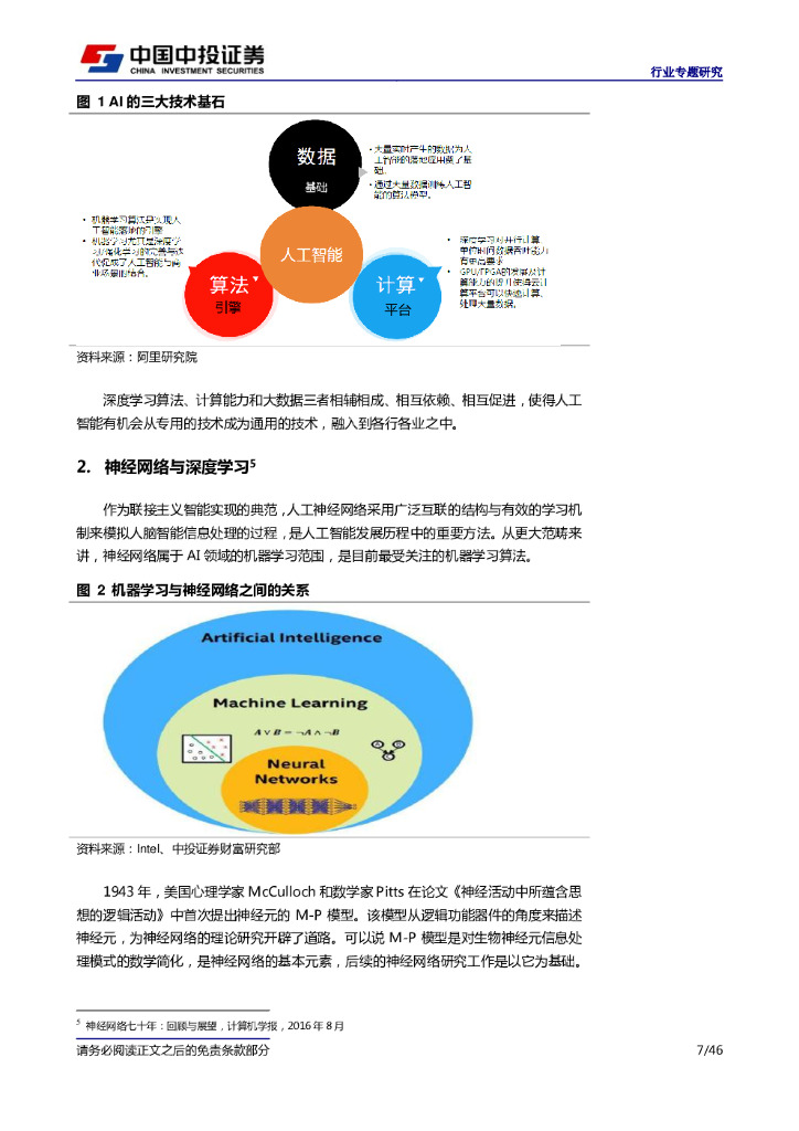中投证券：战略性看好人工智能，行业应用落地是硬道理_第7页