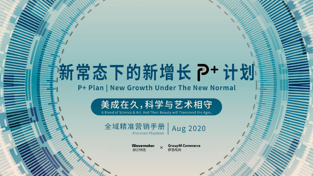 蔚迈&群邑电商：《新常态下的新增长P+计划》全域精准营销手册