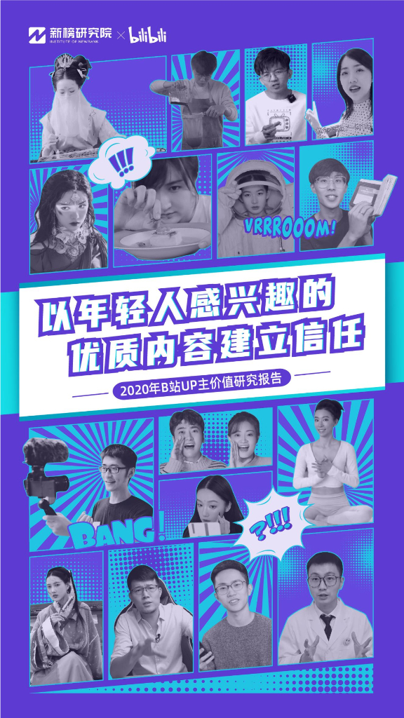 新榜&B站：2020年B站UP主价值研究报告