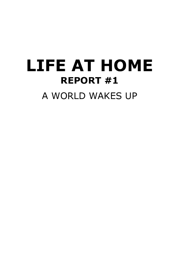 宜家（IKEA）：2014年居家生活报告（第一期）（英文版）