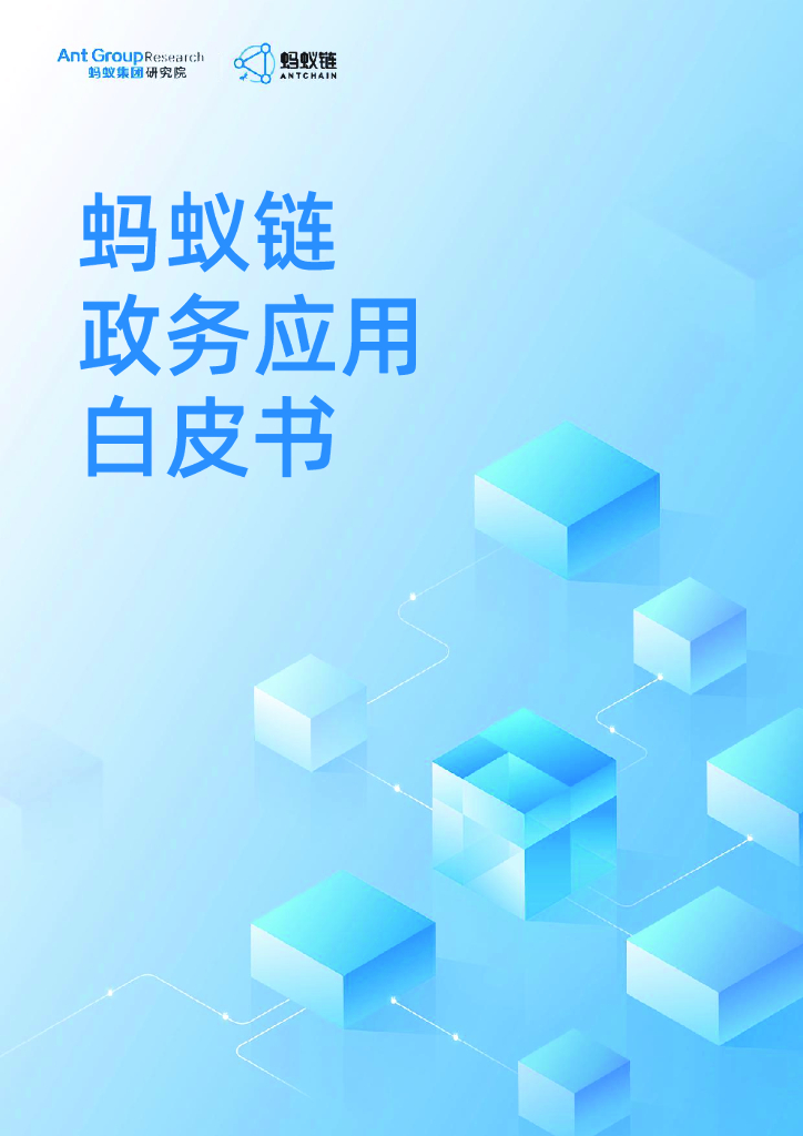 蚂蚁集团研究院：蚂蚁链（区块链）政务应用白皮书（2020）