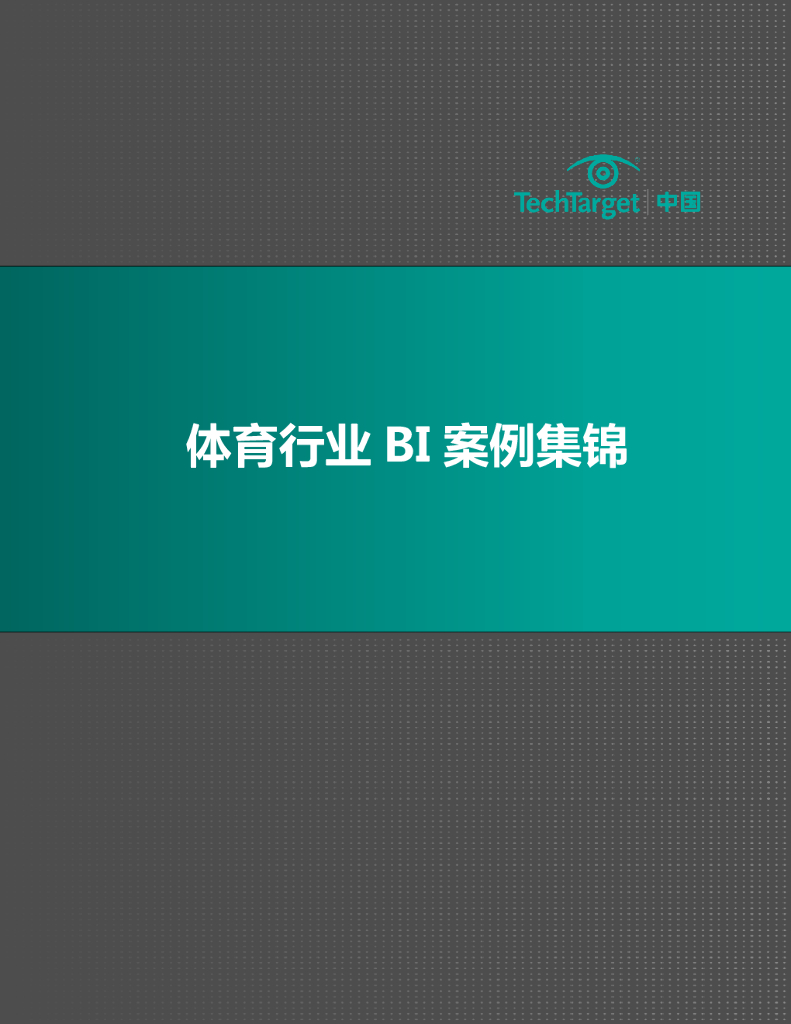 TechTarget：体育行业BI案例集锦