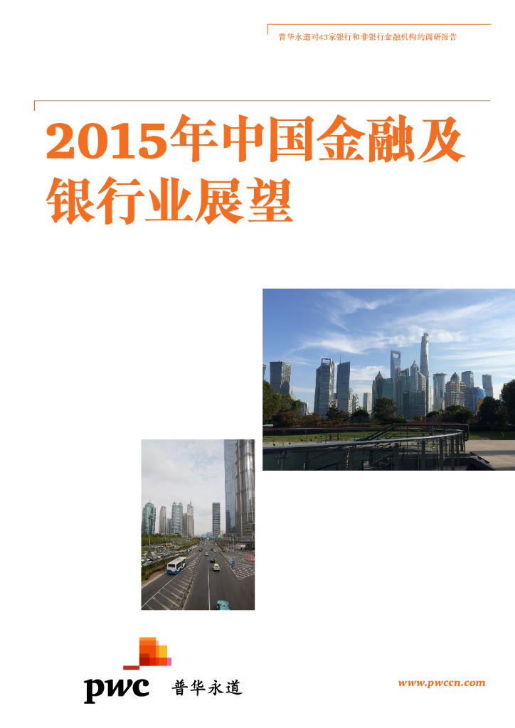 普华永道：2015年中国金融及银行业展望
