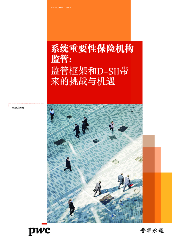 普华永道：系统重要性保险机构监管：监管框架和D-SII带来的挑战与机遇