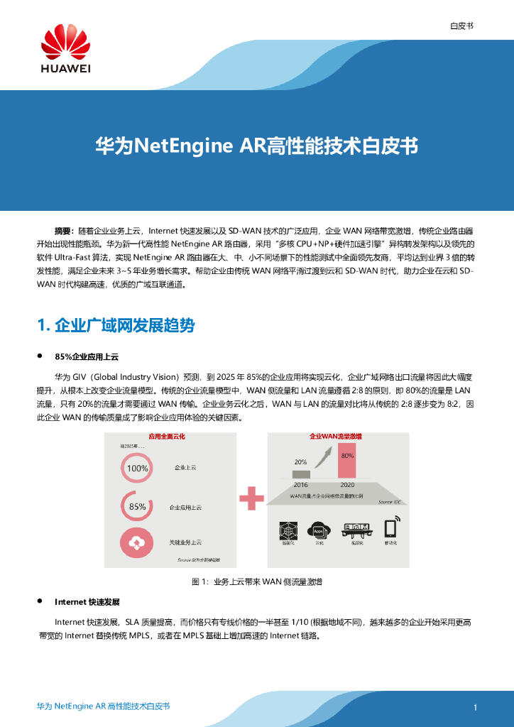 华为NetEngine <em>AR</em>高性能技术白皮书