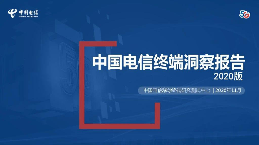中国电信：中国电信终端洞察报告2020版
