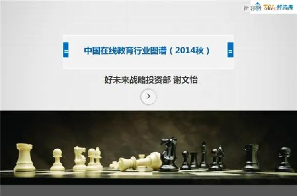 好未来：中国在线教育行业图谱（2014年秋）2015年中国在线教育行业发展的现状和未来