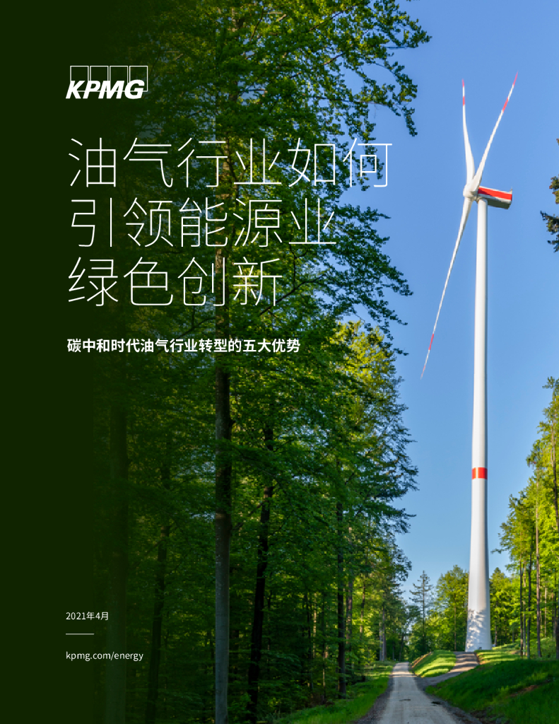 毕马威：<em>碳中和</em>时代油气行业转型的五大优势：油气行业如何引领能源业绿色创新 海报