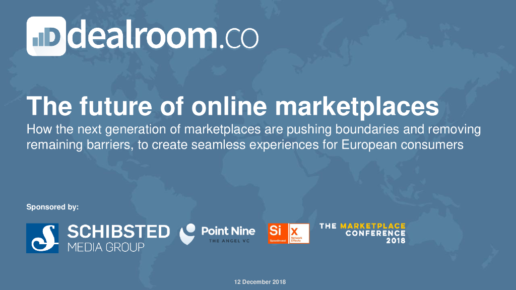 Dealroom：2018年在线市场的未来报告（英文版）