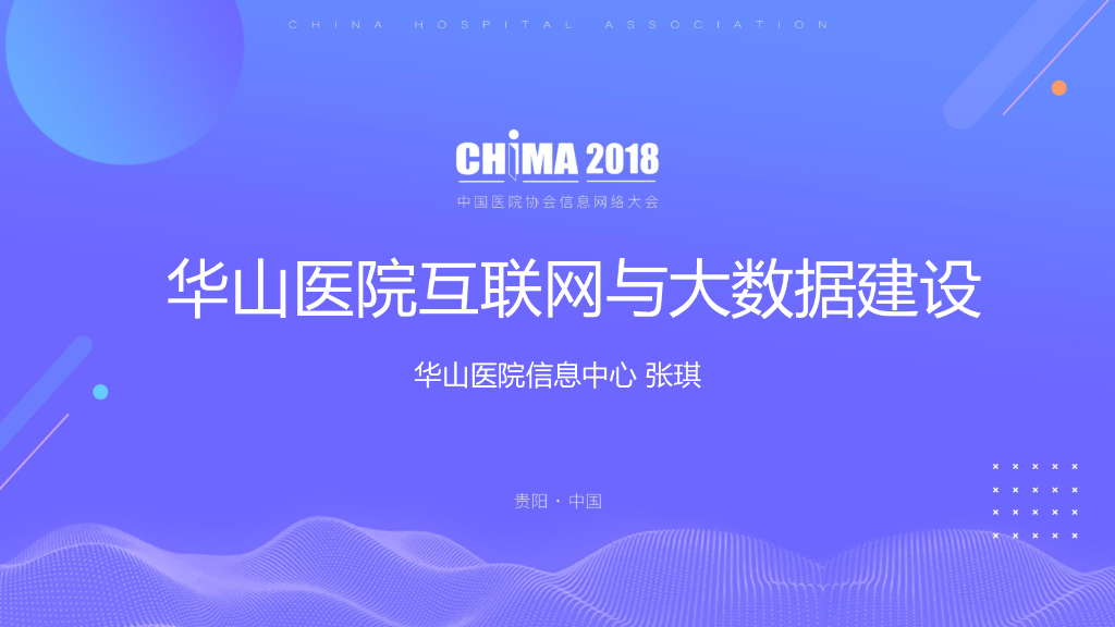 张琪：华山医院互联网与大数据建设