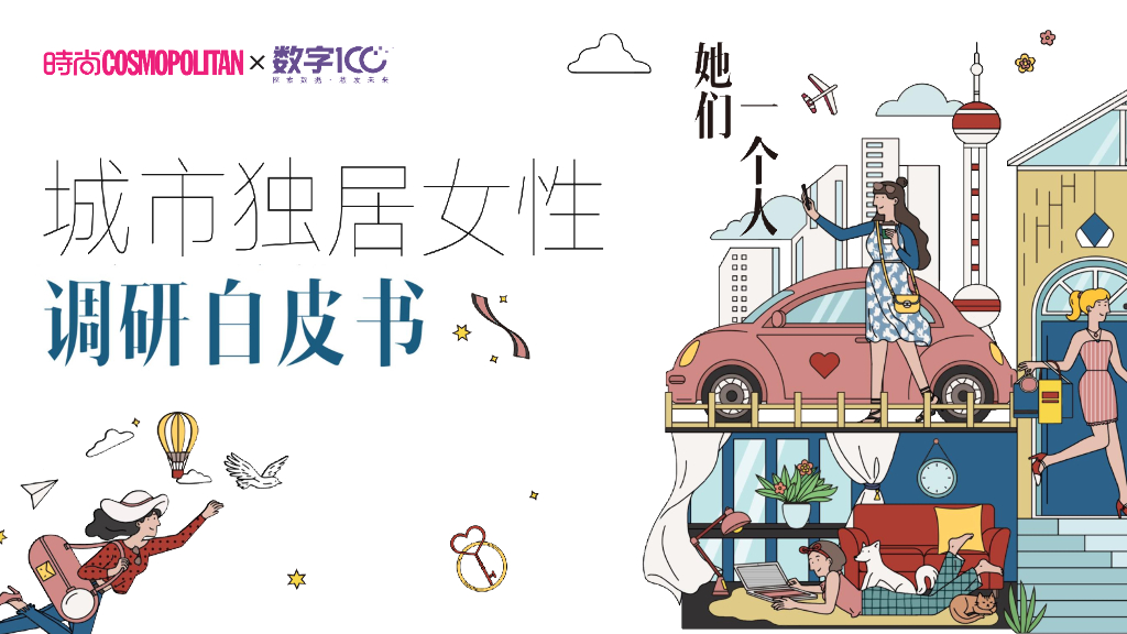 COSMO&数字100：城市独居女性调研白皮书