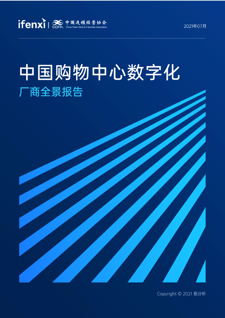 爱分析：中国购物中心<em>数<em>字化</em></em>厂商全景报告 海报