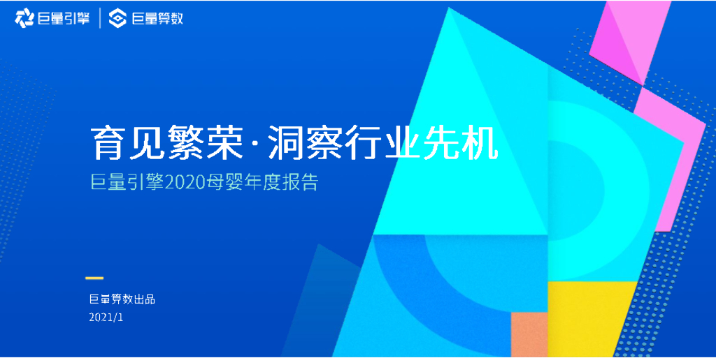 巨量引擎2020母婴年度报告：育见繁荣·洞察行业先机