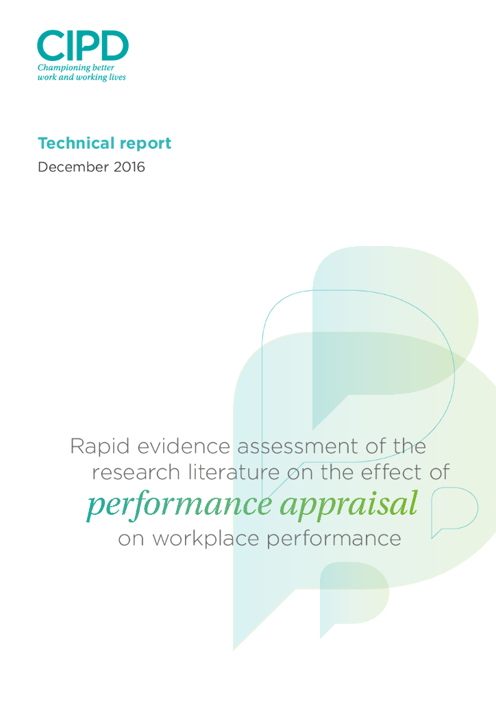CIPD：绩效评估对工作绩效的影响（英文版）