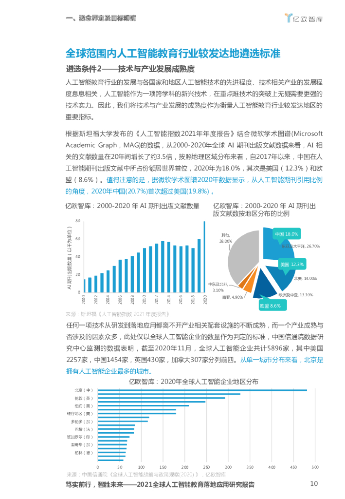 亿欧智库：2021全球人工智能教育落地应用研究报告_第10页