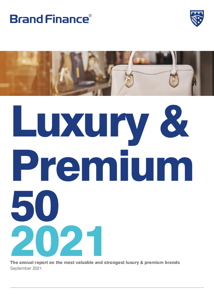 Brand Finance：2021年最具价值奢侈品牌报告（英文版）