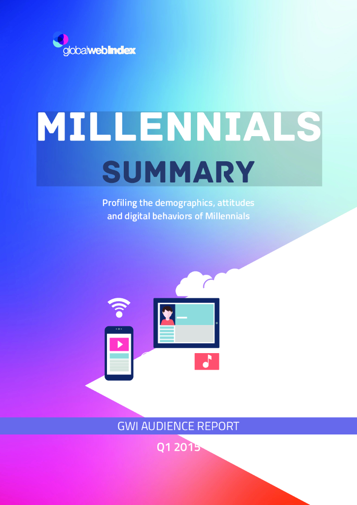 GlobalWebIndex：2015年“千禧一代”网络行为调查报告（英文版）