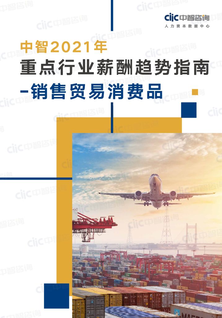 中智咨询：2021年重点行业薪酬趋势指南—销售贸易消费品行业