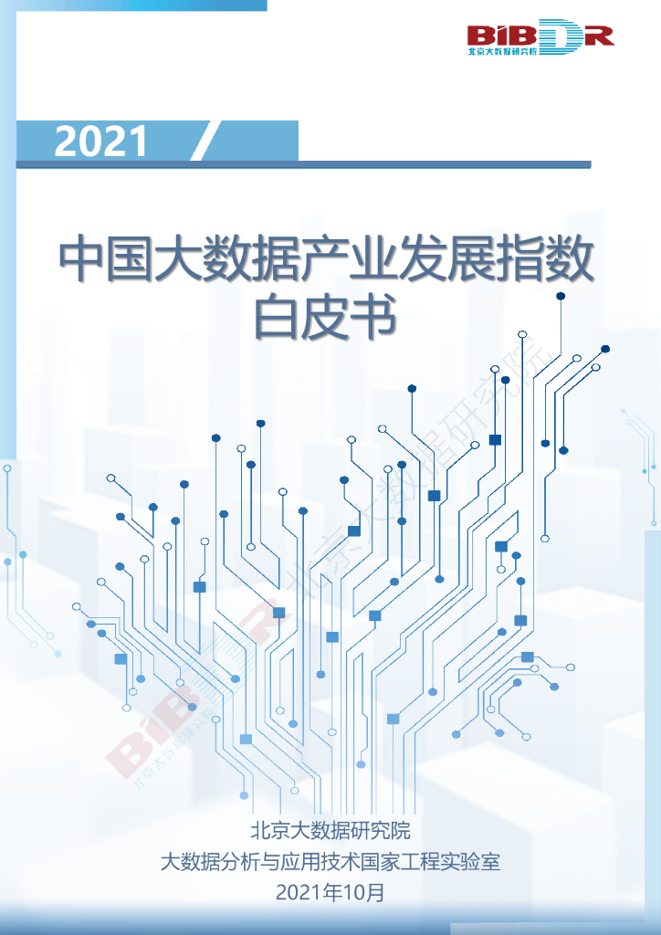 北京大数据研究院：2021中国大数据产业生态地图暨中国大数据产业发展指数白皮书