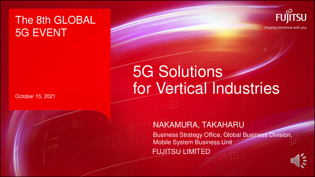 5G Solutions for Vertical Industries